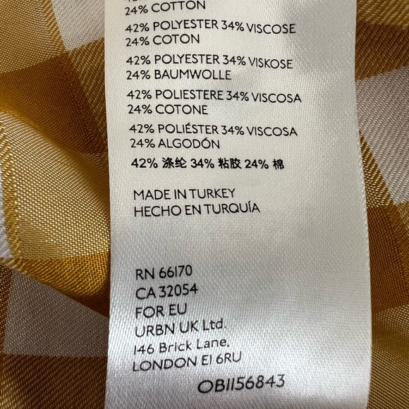 Maeve April Gingham Babydoll Blouse - Picture 7 of 10